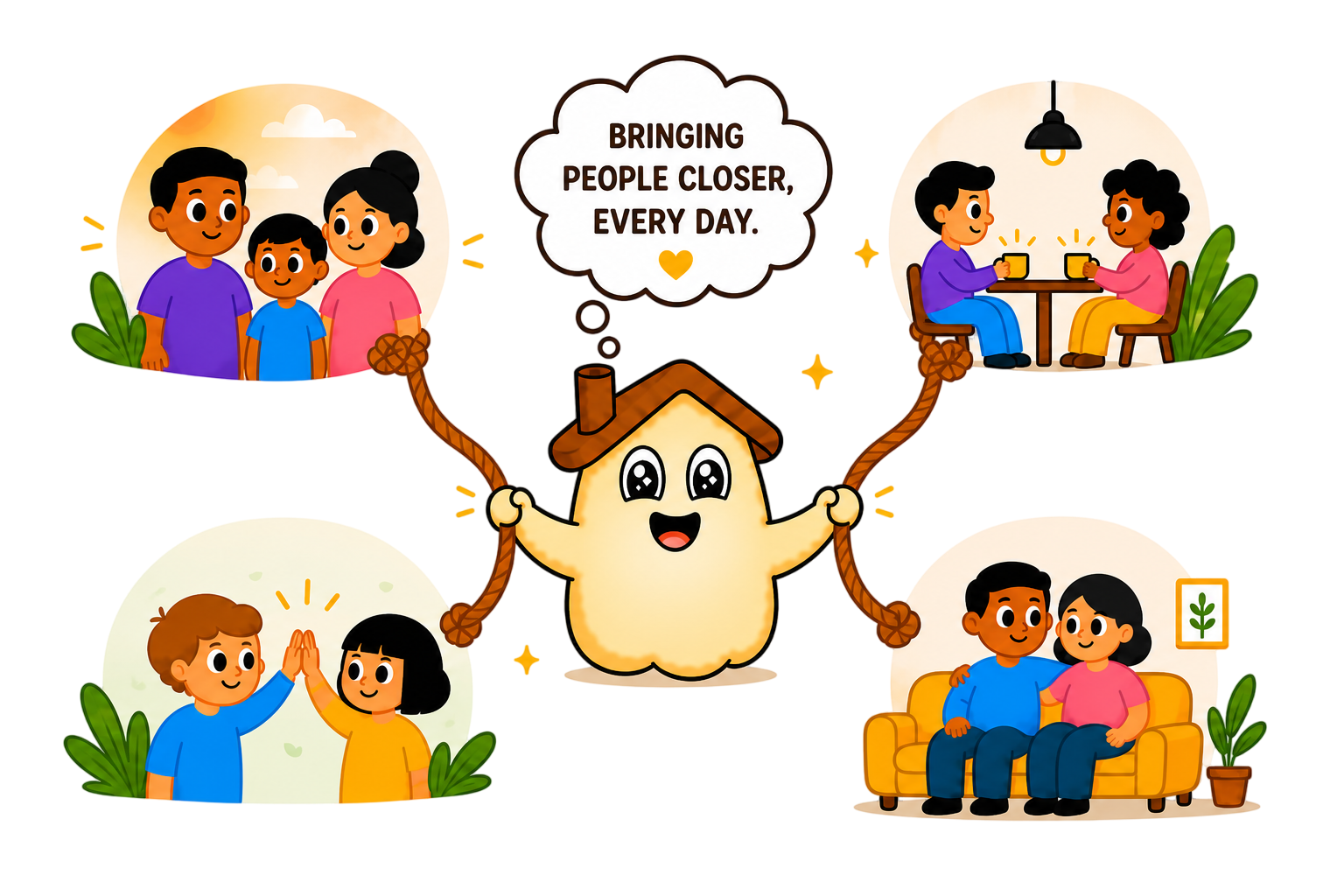 Bringing people closer every day